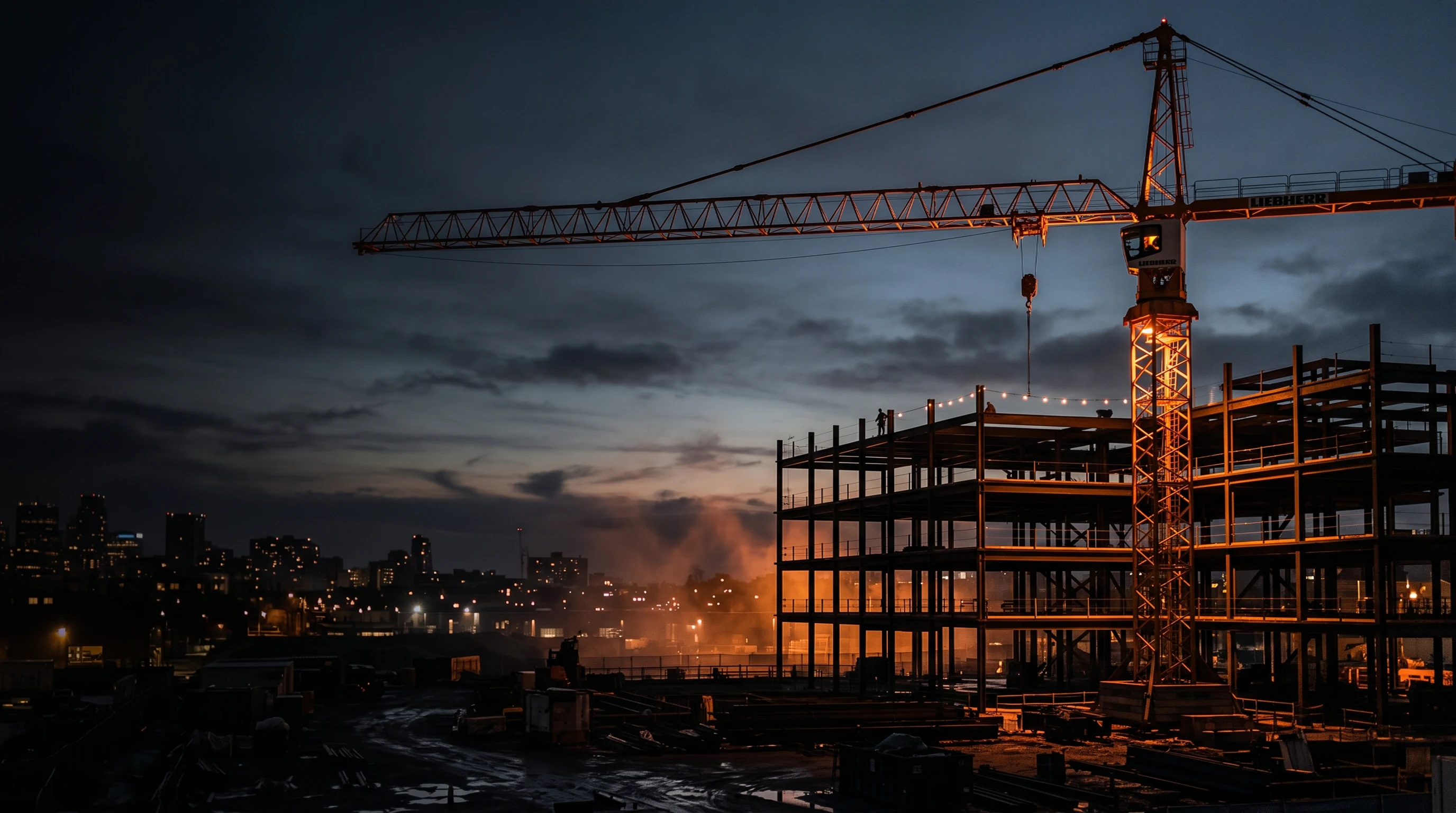 Construction Worker Safety Background